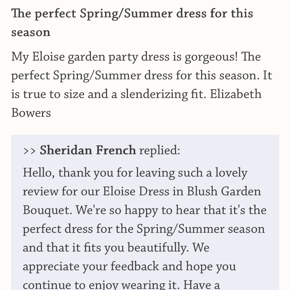 TBBC x Sheridan French | Eloise Dress in Sheridan French Floral
Luxury Sz Large - Picture 8 of 16